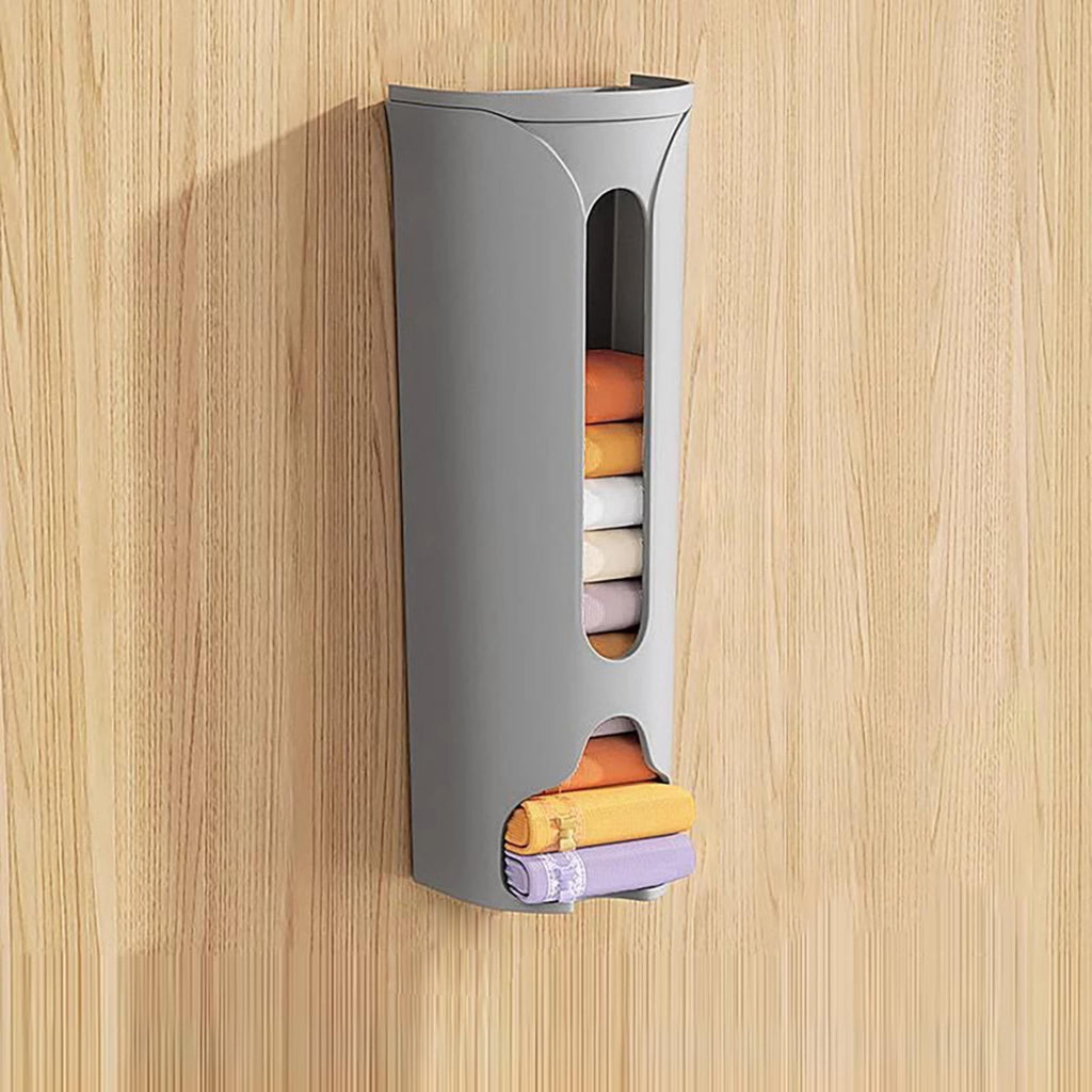 Wall Mount Socks Storage Box | Clear Wall-Mounted Cabinet Organizer